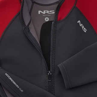 NRS Womens HydroSkin 0.5 Jacket graphite salsa lynlås